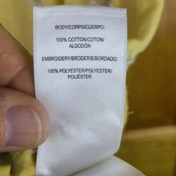 Lucky Brand Daisy all over embroidered tee - Picture 10 of 11